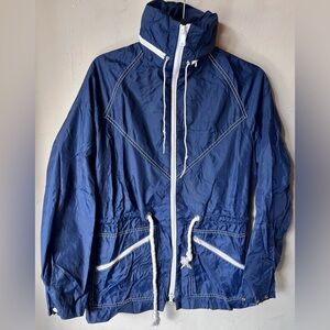Vintage 1970’s Blue Mod White Stag Action Sports Rain Jacket size‎ Medium